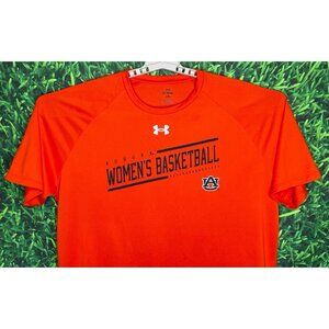 Auburn Tigers Women’s Basketball Ladies XL Under Armour Loose Orange Shirt